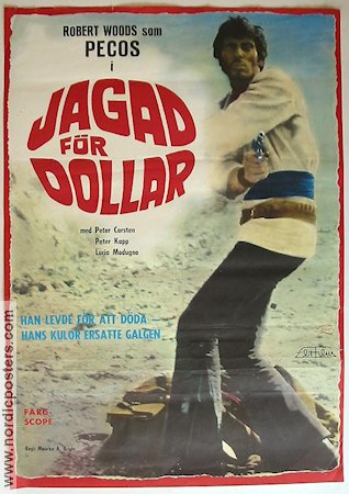 My Name is Pecos 1966 movie poster Robert Woods Pier Paolo Capponi Lucia Modugno Maurizio Lucidi