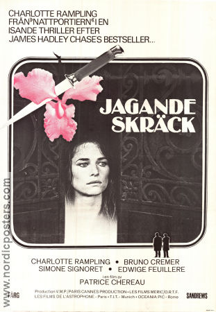La chair de l´orchidee 1975 poster Charlotte Rampling Patrice Chéreau