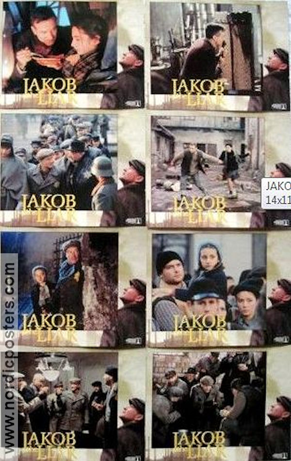 Jakob the Liar 1999 lobby card set Robin Williams