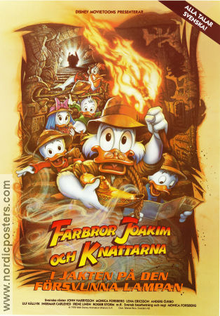 DuckTales the Movie 1990 movie poster Alan Young Farbror Joakim Bob Hathcock From TV