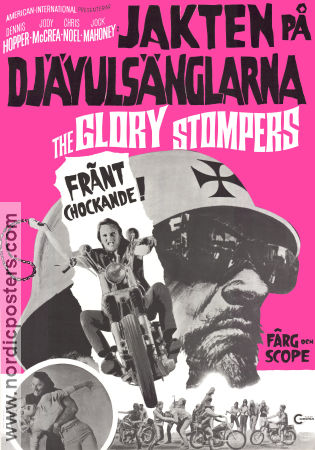 The Glory Stompers 1967 movie poster Dennis Hopper Jody McCrea Anthony M Lanza Motorcycles