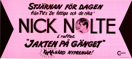 Jakten på gänget 1975 poster Nick Nolte Don Johnson Robin Mattson Richard Compton Bilar och racing