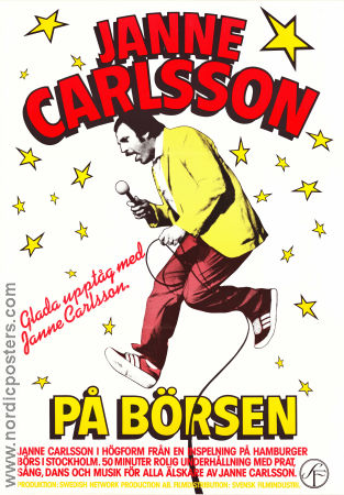 Janne Carlsson på börsen 1981 poster Janne Carlsson Runo Edström