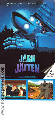 The Iron Giant 1999 movie poster Eli Marienthal Brad Bird Animation Robots