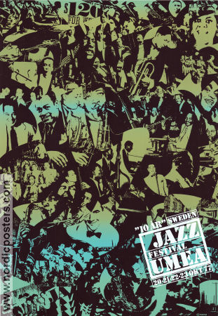 Jazzfestival Umeå 1977 poster 