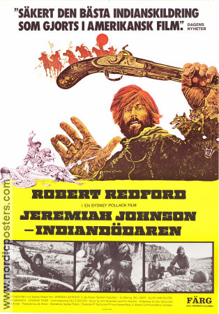 Jeremiah Johnson 1972 movie poster Robert Redford Will Geer Delle Bolton Sydney Pollack