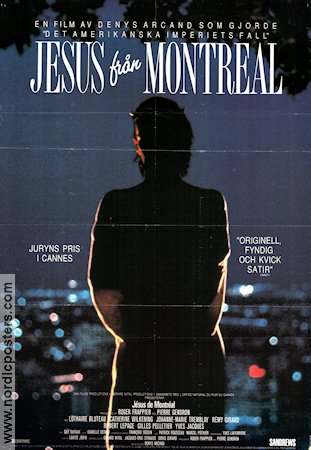 Jesus de Montreal 1989 poster Lothaire Bluteau Denys Arcand