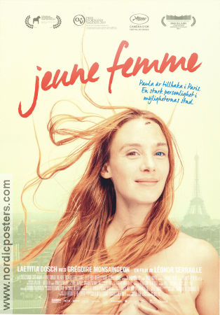 Jeune femme 2017 movie poster Laetitia Dosch Souleymane Seye Ndiaye Grégoire Monsaingeon Léonor Serraille