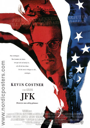 JFK 1991 movie poster Kevin Costner Gary Oldman Jack Lemmon Oliver Stone Politics