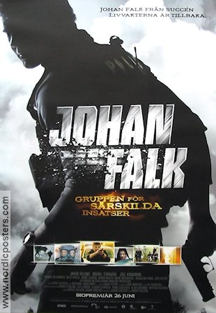 Johan Falk 2009 movie poster Jakob Eklund Joel Kinnaman Mikael Tornving Anders Nilsson Find more: Johan Falk Police and thieves