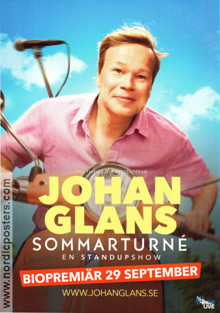Johan Glans sommarturné 2023 movie poster Johan Glans