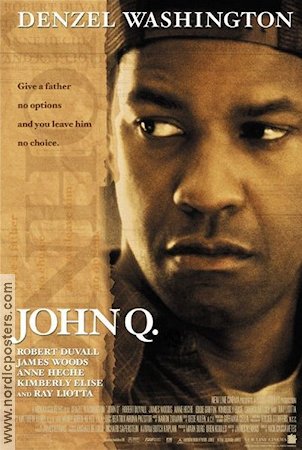 John Q 2002 movie poster Denzel Washington
