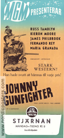 Johnny Gunfighter 1965 poster Russ Tamblyn Kieron Moore James Philbrook Paul Landres