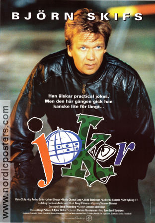 Joker 1990 movie poster Björn Skifs Johan Ulveson Aja Rodas-Evrén Johan Ulveson Gert Fylking Sune Lund-Sörensen