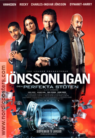 Jönssonligan Den perfekta stöten 2015 movie poster Simon J Berger Alexander Karim Torkel Petersson Alain Darborg Find more: Jönssonligan Money