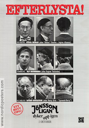 Jönssonligan dyker upp igen 1986 movie poster Gösta Ekman Ulf Brunnberg Björn Gustafson Find more: Jönssonligan Diving