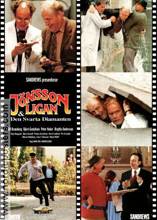 Jönssonligan och den svarta diamanten 1992 movie poster Ulf Brunnberg Björn Gustafson Rikard Wolff Peter Haber Hans Åke Gabrielsson Find more: Jönssonligan