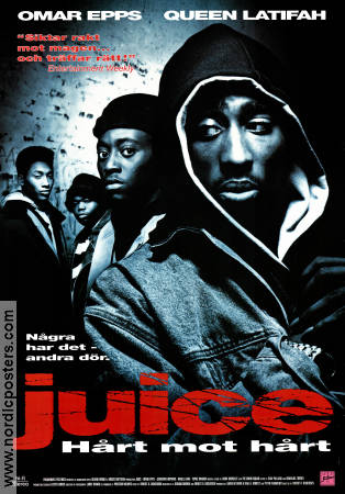 Juice 1992 movie poster Omar Epps Queen Latifah Gangs