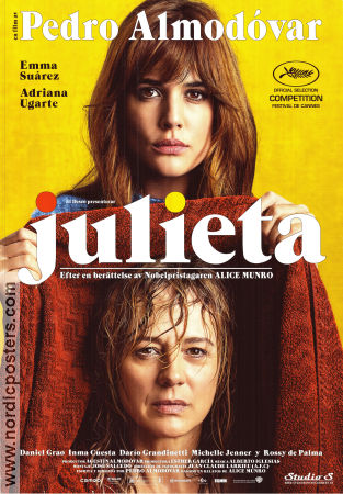 Julieta 2016 movie poster Emma Suarez Adriana Ugarte Daniel Grao Pedro Almodovar Spain