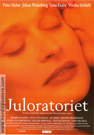 Juloratoriet 1996 poster Lena Endre Peter Haber Viveka Seldahl Johan Widerberg Kjell-Åke Andersson Helger