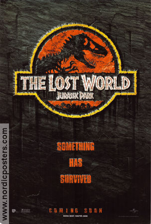 Jurassic Park The Lost World 1996 movie poster Jeff Goldblum Julianne Moore Steven Spielberg