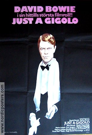 Just a Gigolo 1979 movie poster David Bowie Marlene Dietrich