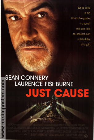 Just Cause 1995 movie poster Sean Connery Laurence Fishburne Kate Capshaw Arne Glimcher