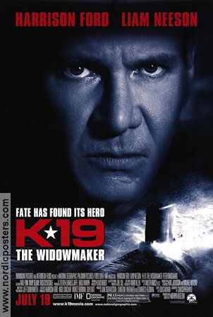 K-19: The Widowmaker 2002 movie poster Harrison Ford Sam Spruell Peter Stebbings Kathryn Bigelow Ships and navy