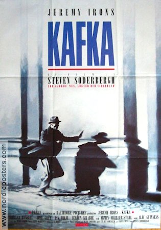 Kafka 1991 movie poster Jeremy Irons Steven Soderbergh