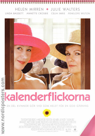 Kalenderflickorna 2003 poster Helen Mirren Julie Walters Penelope Wilton Nigel Cole
