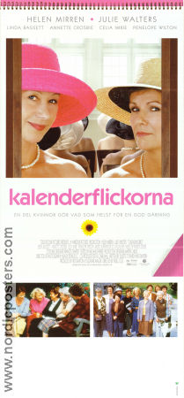 Calendar Girls 2003 movie poster Helen Mirren Julie Walters Penelope Wilton Nigel Cole