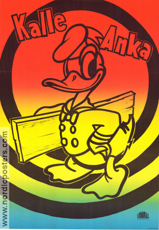 Kalle Anka 1959 movie poster Donald Duck Kalle Anka Find more: Festival