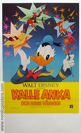 Kalle Anka och hans vänner 1986 poster Kalle Anka