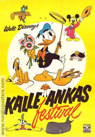 Kalle Ankas festival 1960 movie poster Donald Duck Find more: Festival