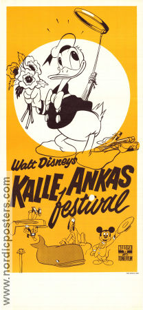 Kalle Ankas festival 1960 movie poster Kalle Anka Donald Duck