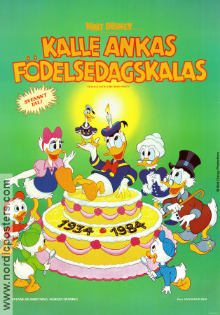 Kalle Ankas födelsedagskalas 1984 movie poster Kalle Anka