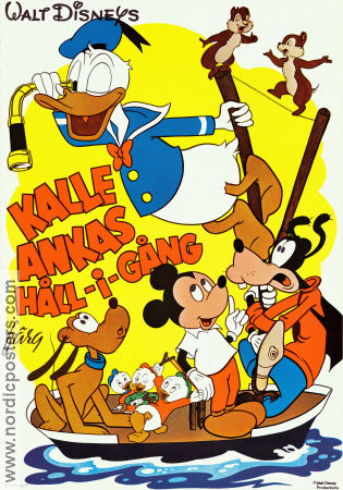 Kalle Ankas håll-i-gång 1975 movie poster Kalle Anka Ships and navy