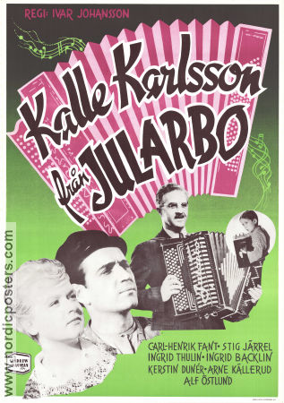 Kalle Karlsson från Jularbo 1952 poster Karl Jularbo Ivar Johansson