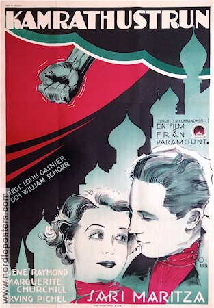 Forgotten Commandments 1932 movie poster Gene Raymond Sari Maritza Louis Gasnier