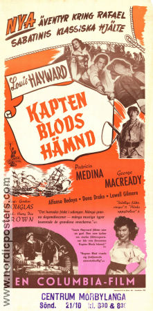 Fortunes of Captain Blood 1950 poster Louis Hayward Gordon Douglas