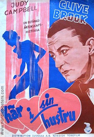 Kär i sin hustru 1945 movie poster Clive Brook