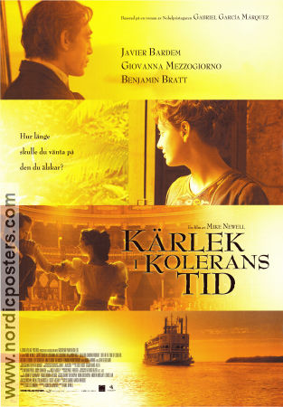 Kärlek i kolerans tid 2007 poster Javier Bardem Mike Newell