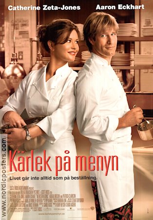 No Reservations 2007 movie poster Catherine Zeta-Jones Aaron Eckhart Abigail Breslin Scott Hicks Food and drink