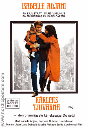 Violette et Francois 1977 movie poster Isabelle Adjani Jacques Dutronc Serge Reggiani Jacques Rouffio Kids