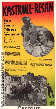 Kastrullresan 1950 movie poster Eva Dahlbeck Sigge Fürst Arne Mattsson Writer: Edith Unnerstad Kids