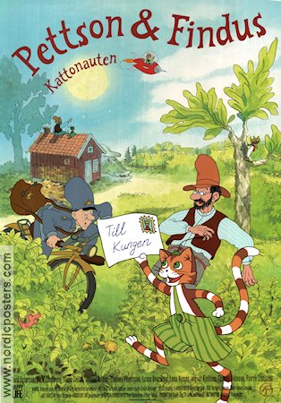 Kattonauten 1999 movie poster Torbjörn Jansson Find more: Pettson och Findus Poster artwork: Sven Nordqvist Animation