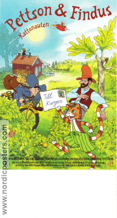 Kattonauten 1999 movie poster Find more: Pettson och Findus Poster artwork: Sven Nordqvist Animation