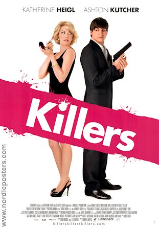 Killers 2010 movie poster Ashton Kutcher Katherine Heigl Robert Luketic Romance