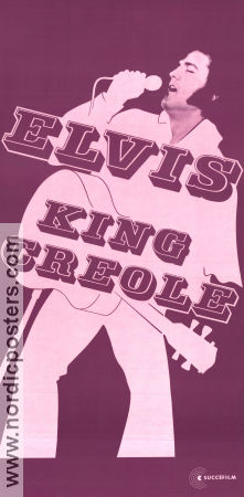 King Creole 1958 poster Elvis Presley Carolyn Jones Walter Matthau Michael Curtiz Rock och pop Musikaler
