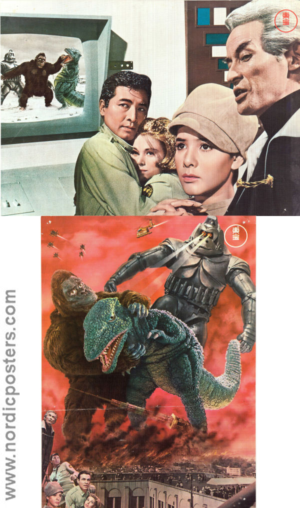Kingu Kongu no gyakushu 1967 photos Rhodes Reason Mie Hama Linda Miller Ishiro Honda Find more: King Kong Country: Japan Robots Dinosaurs and dragons